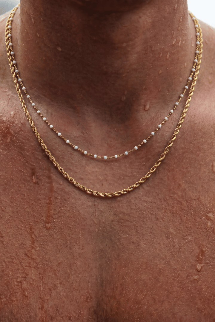Cadena White Vienna Link Oro