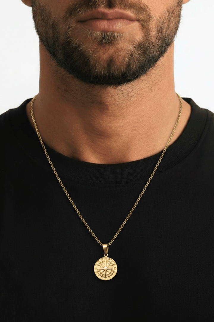 Compass Pendant Oro