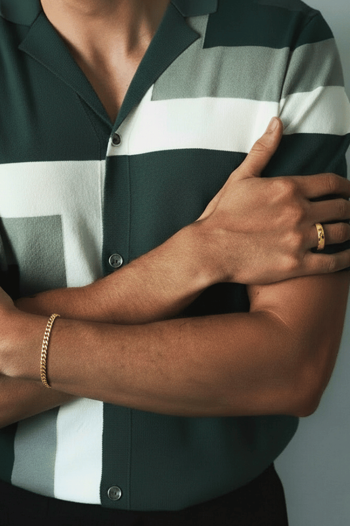 Pulsera Miami Cuban 5mm Oro