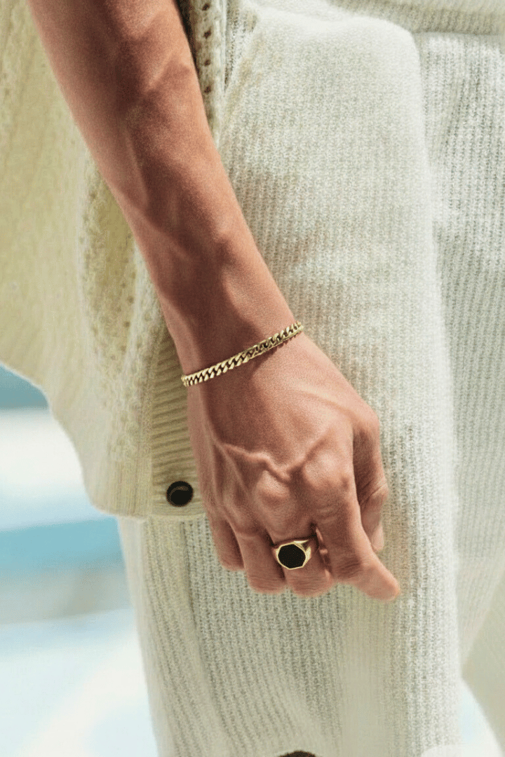 Pulsera Miami Cuban 5mm Oro