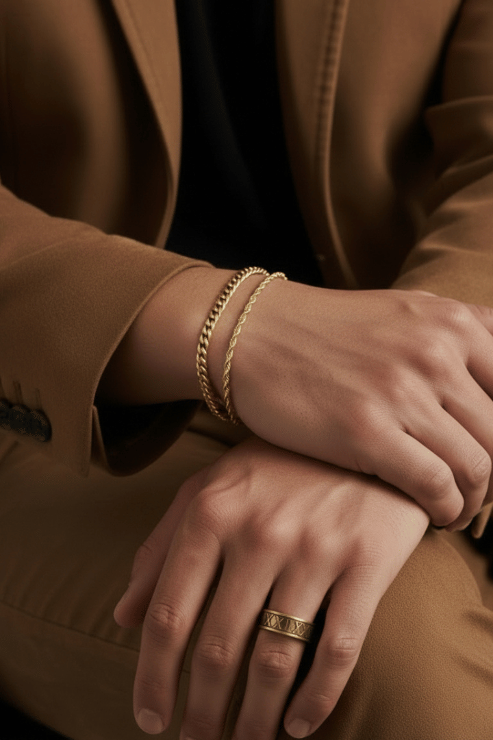 Pulsera Rope Oro 3mm