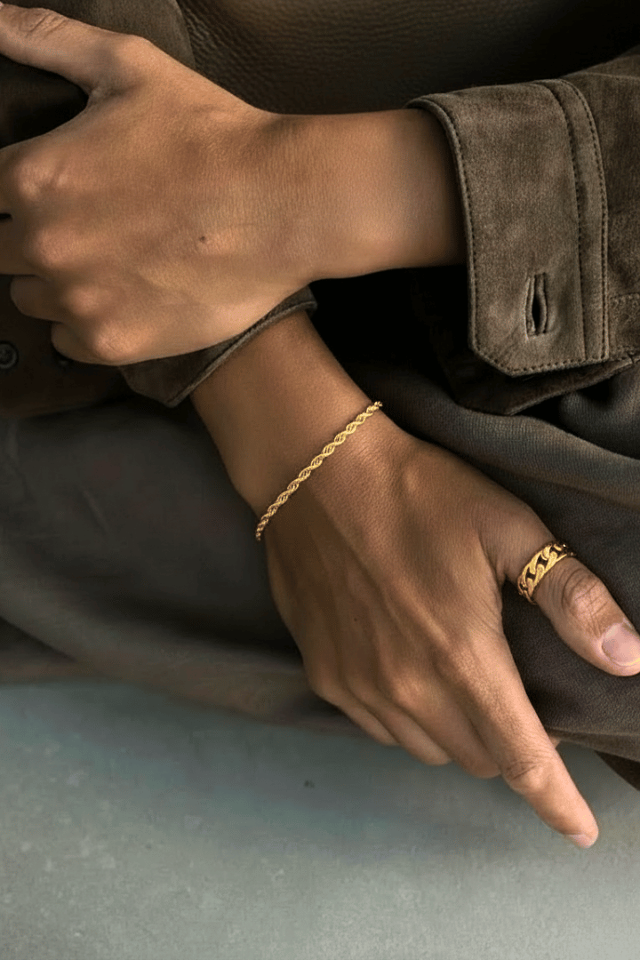 Pulsera Rope Oro 3mm
