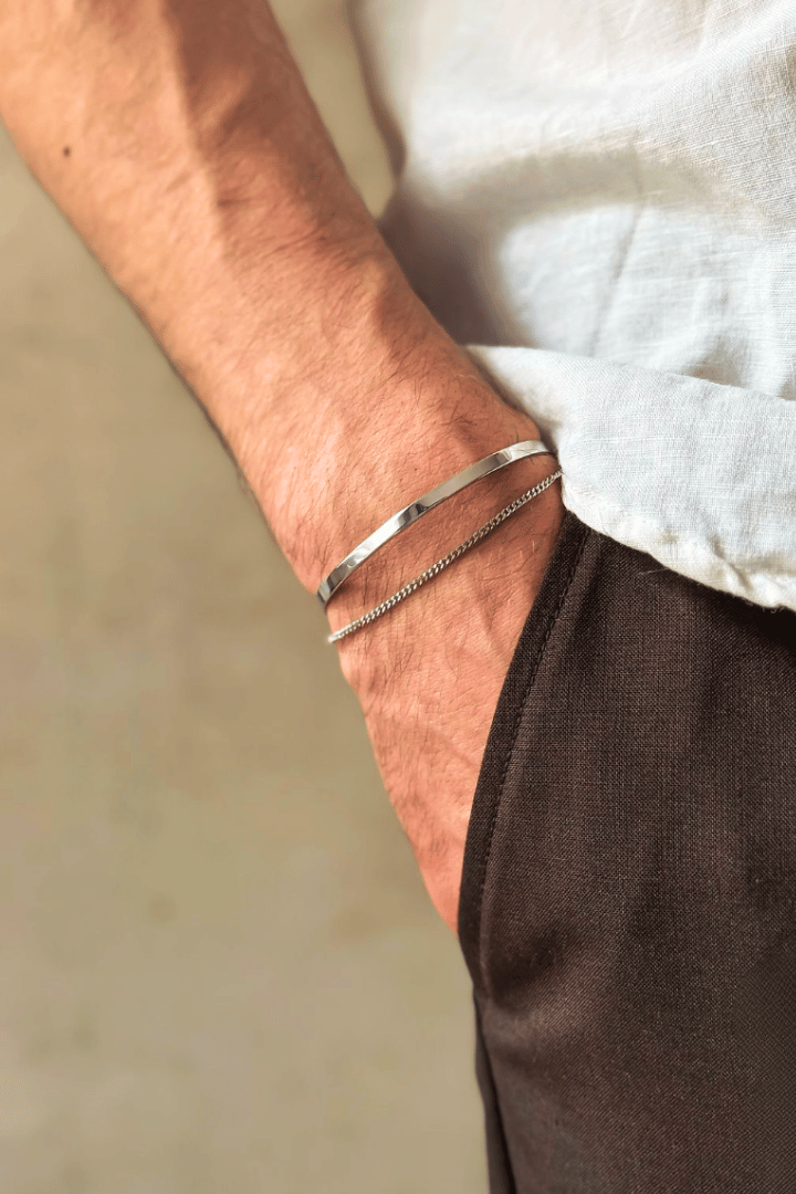 Pulsera Minimal Cuban 2mm