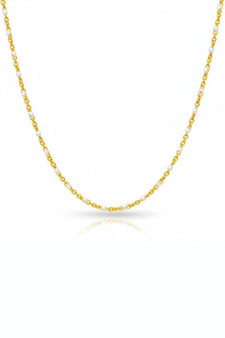 Cadena White Vienna Link Oro