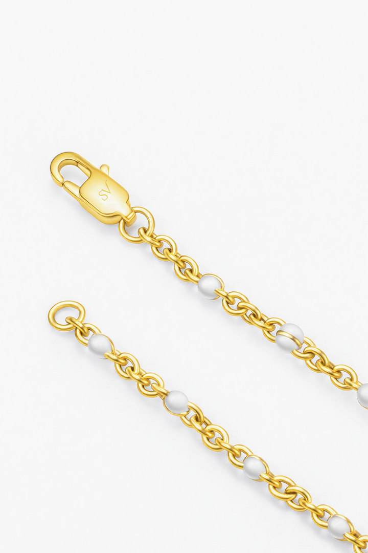 Cadena White Vienna Link Oro