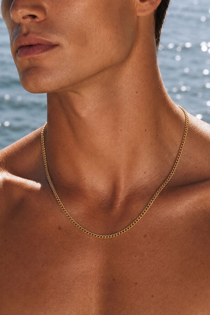 Cadena Miami Cuban Oro 3mm
