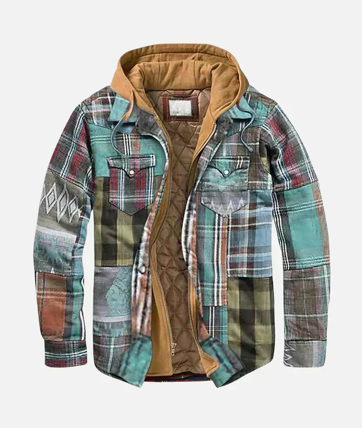 Dylan | Lined Flannel Jacket with Hood
