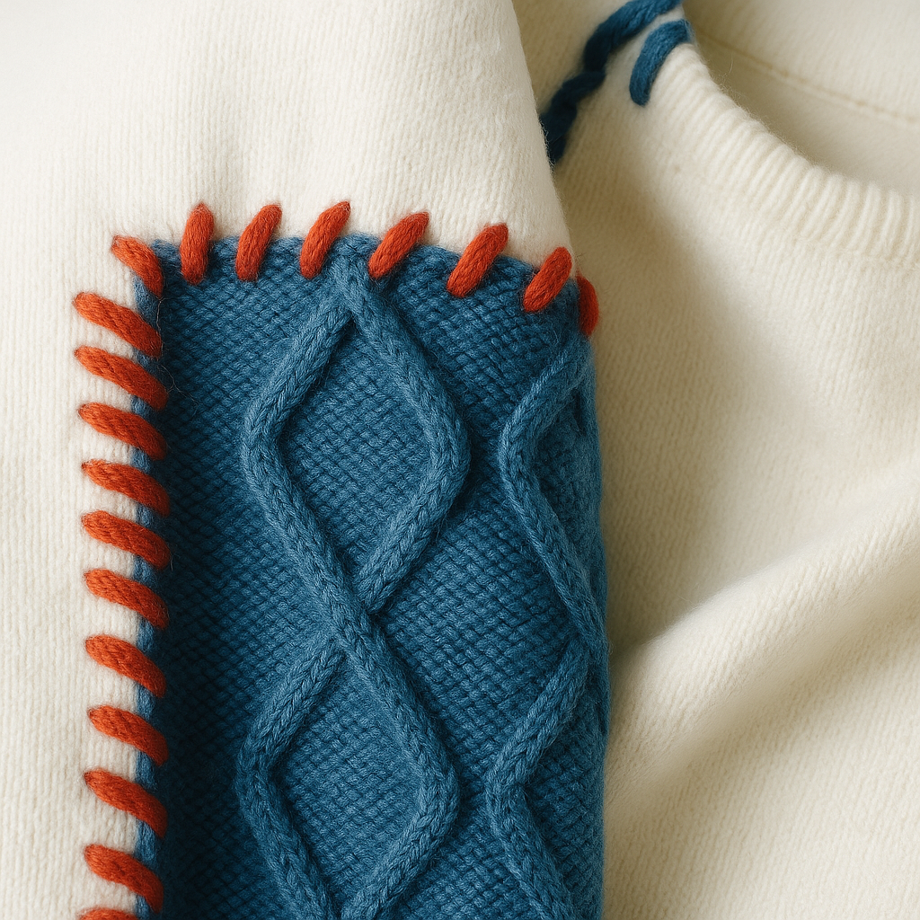 Maple | Arty Patch Sweater