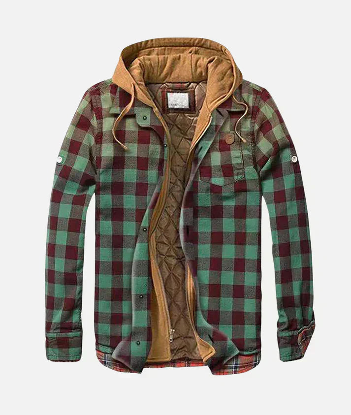 Dylan | Lined Flannel Jacket with Hood