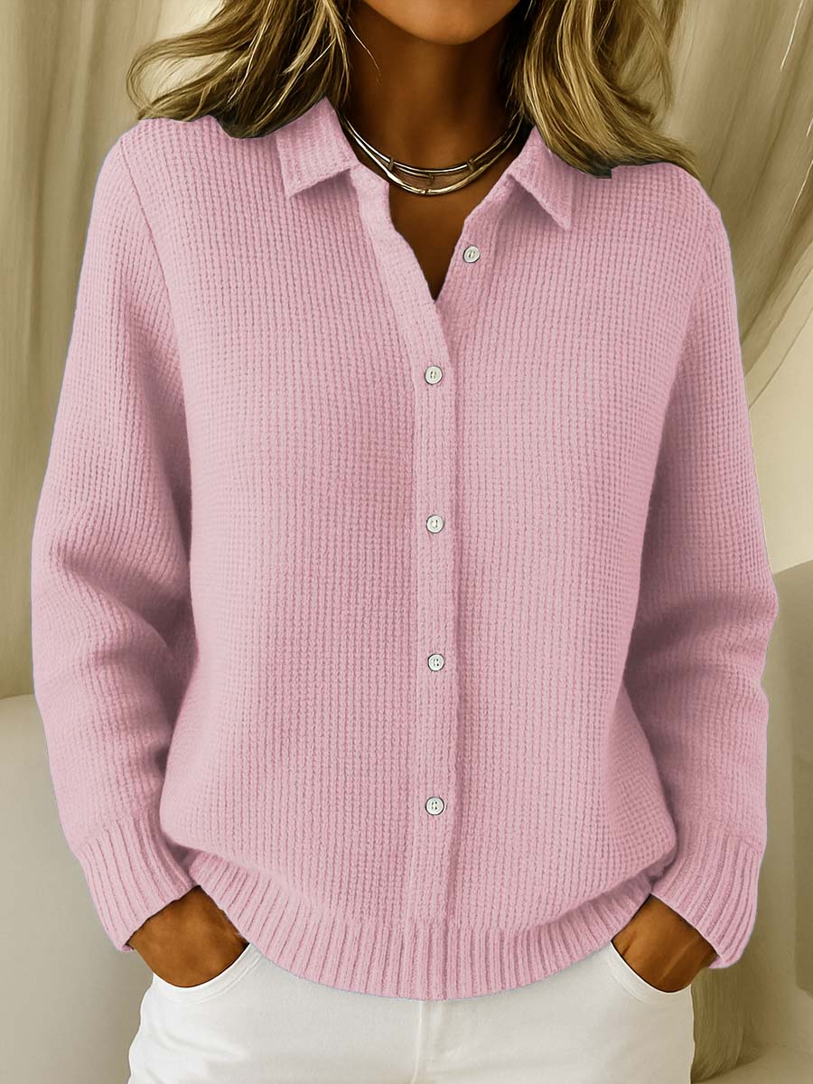 Avery | Classic Knitted Button Cardigan