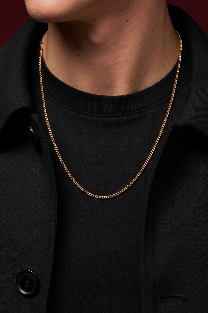 Cadena Miami Cuban Oro 3mm