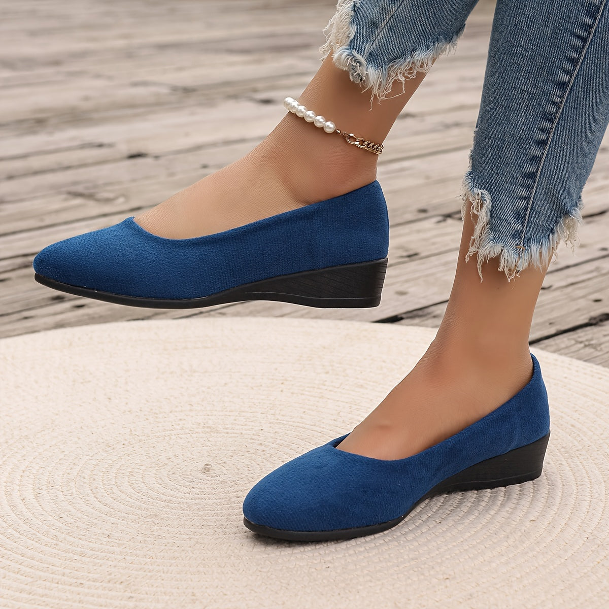 Charlotte | Wedge Ballerina Flats