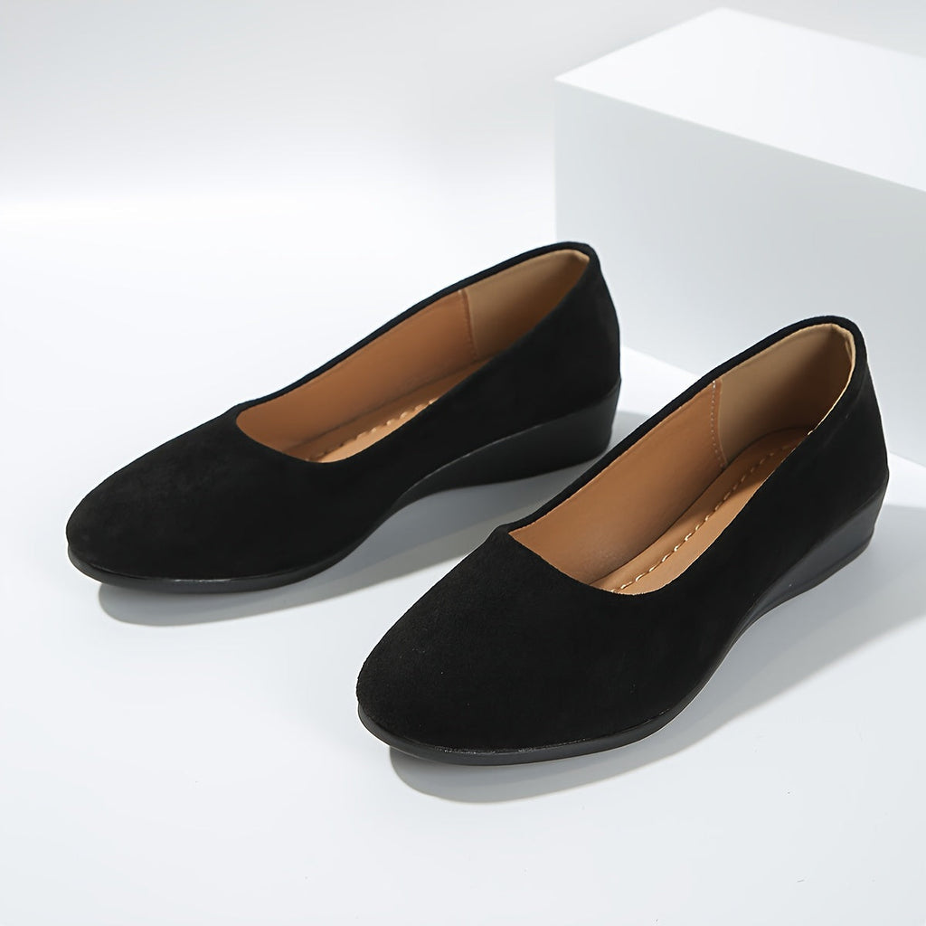 Charlotte | Wedge Ballerina Flats