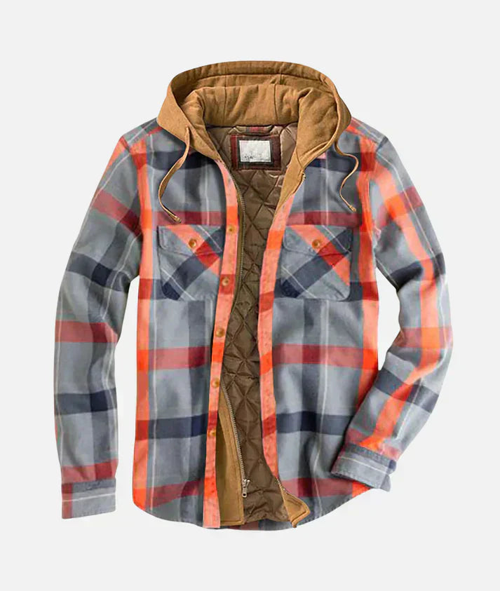 Dylan | Lined Flannel Jacket with Hood