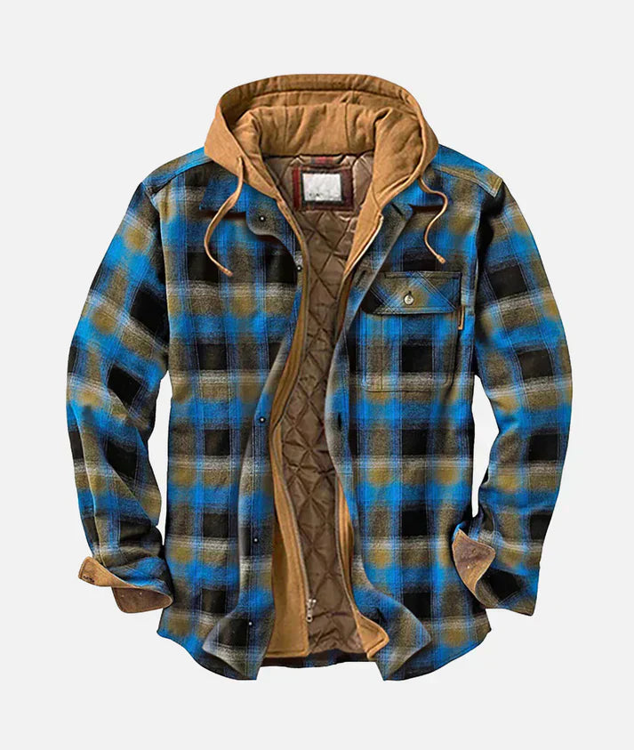 Dylan | Lined Flannel Jacket with Hood