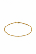Pulsera Minimal Cuban Oro 2mm