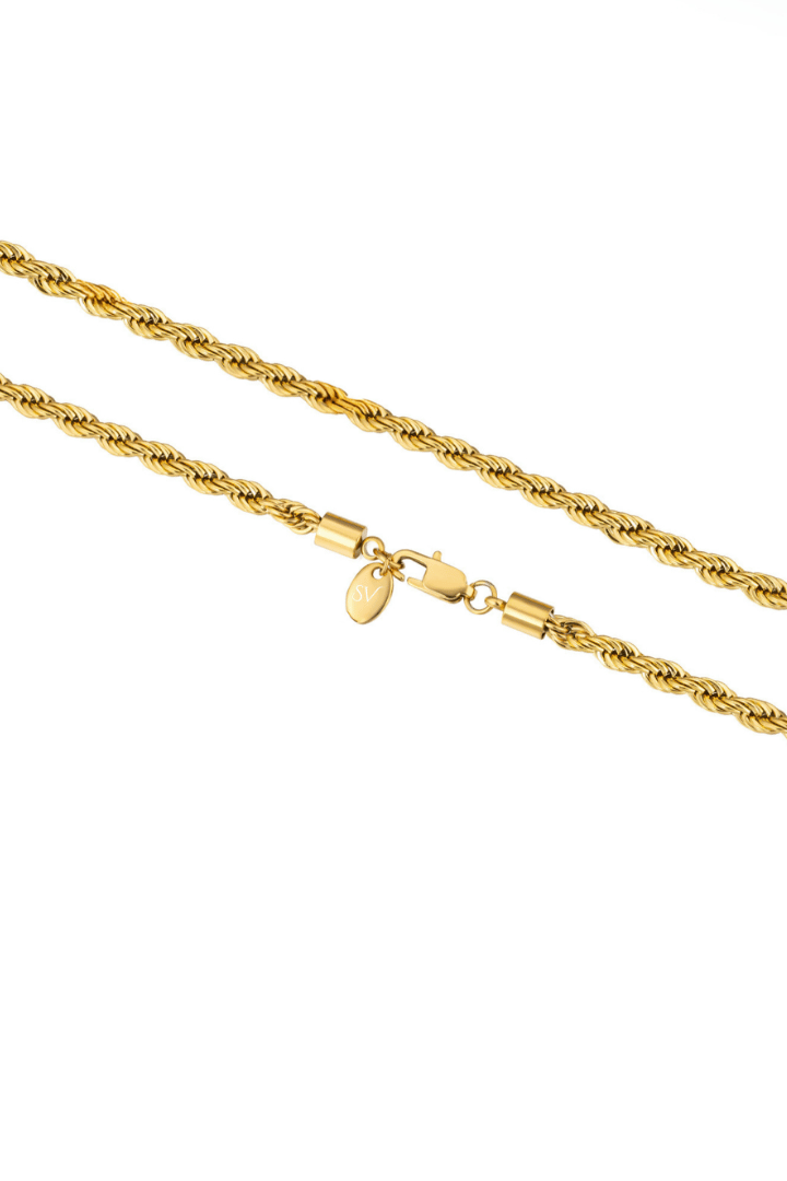 Cadena Rope Oro 3mm
