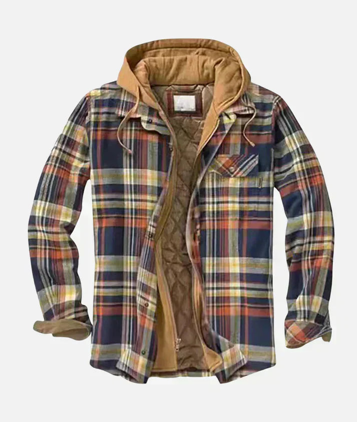 Dylan | Lined Flannel Jacket with Hood