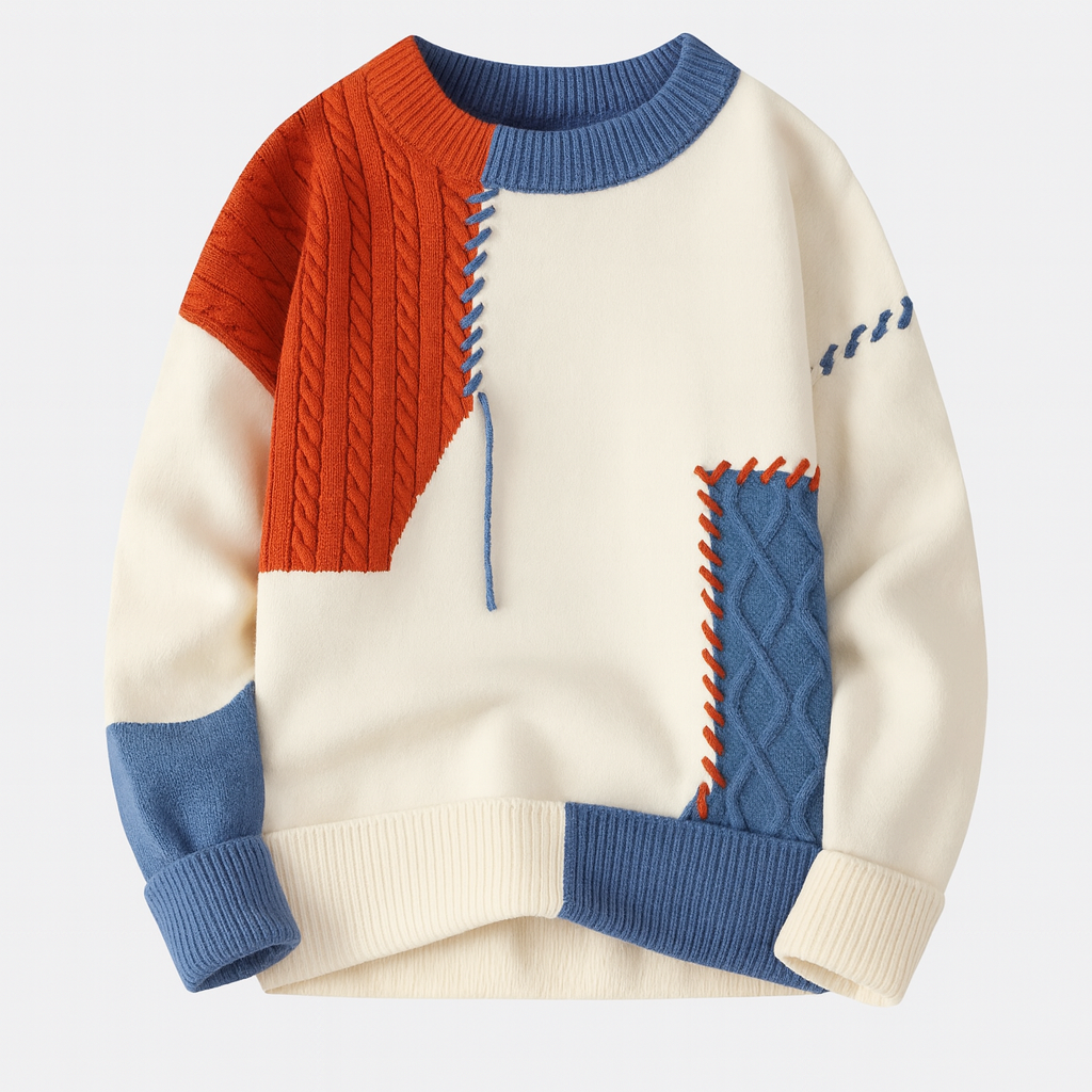 Maple | Arty Patch Sweater