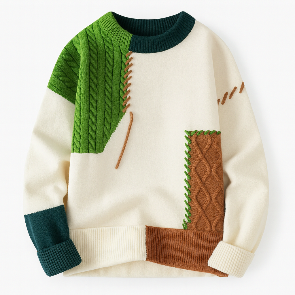 Maple | Arty Patch Sweater