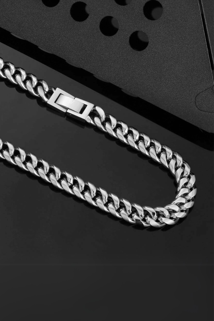 Cadena Cuban Link 8mm