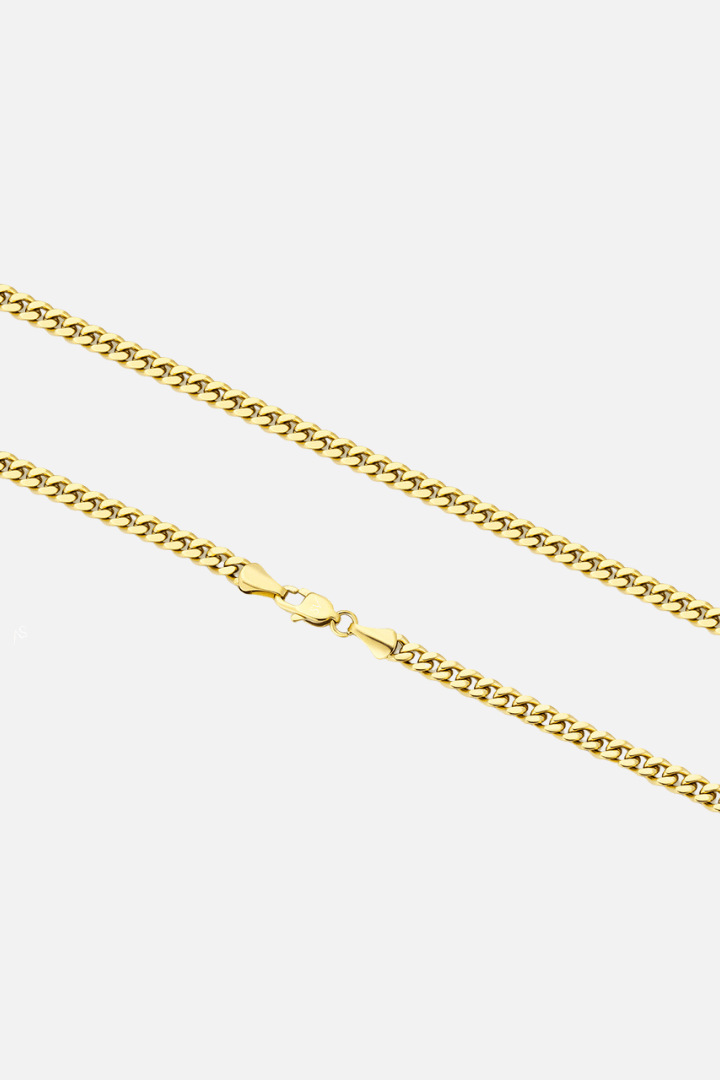 Cadena Miami Cuban Oro 3mm