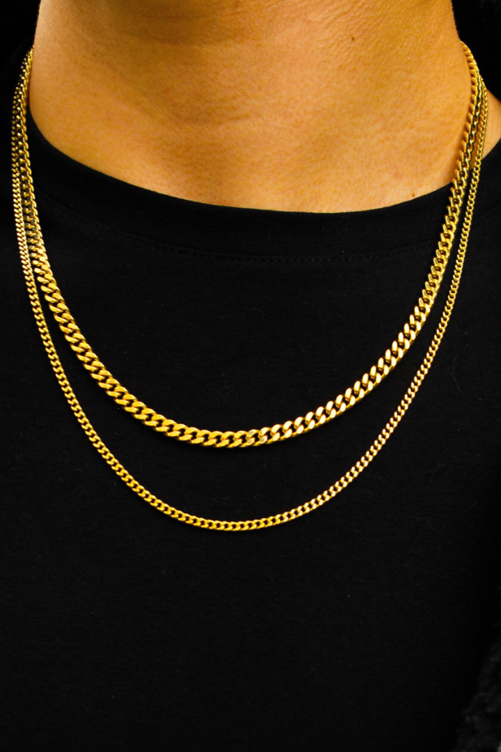 Cadena Miami Cuban Oro 5mm