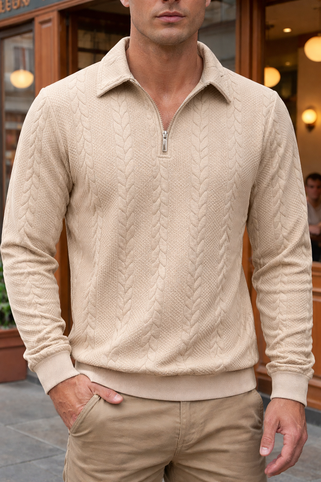 Milano | Italian Quarter Zip Polo