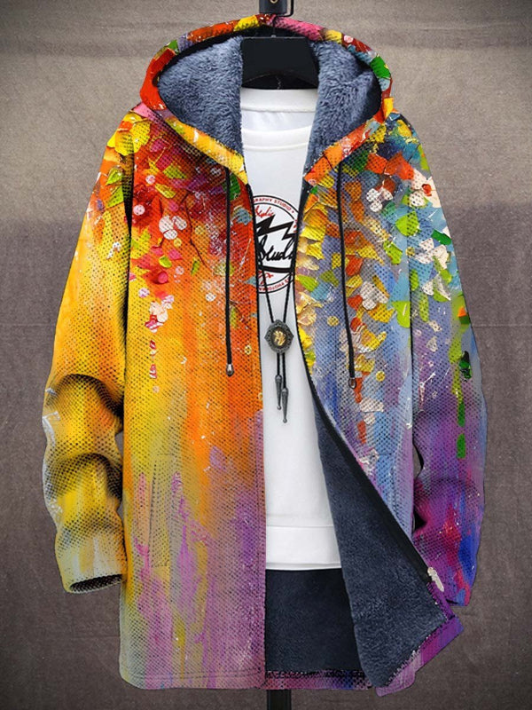 Tyler | Luxurious Art-Inspired Zip-Up Hoodie