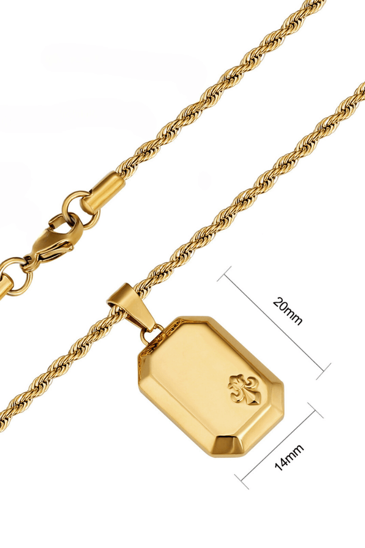 Fleur de lis Oro Pendant