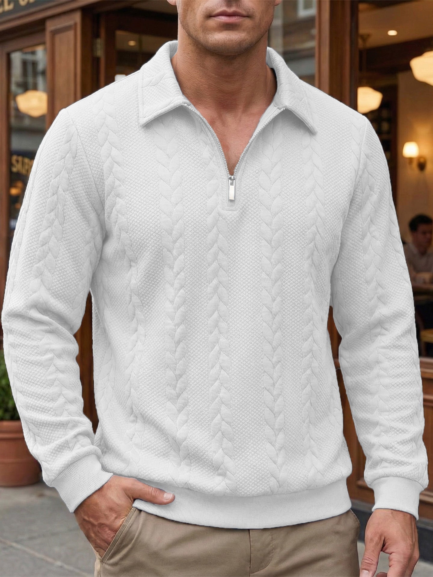 Milano | Italian Quarter Zip Polo