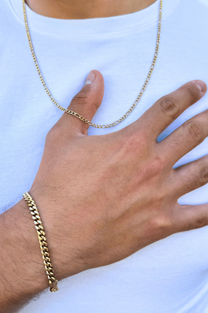 Pulsera Miami Cuban 5mm Oro