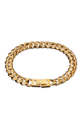 Pulsera Cuban Oro 8mm