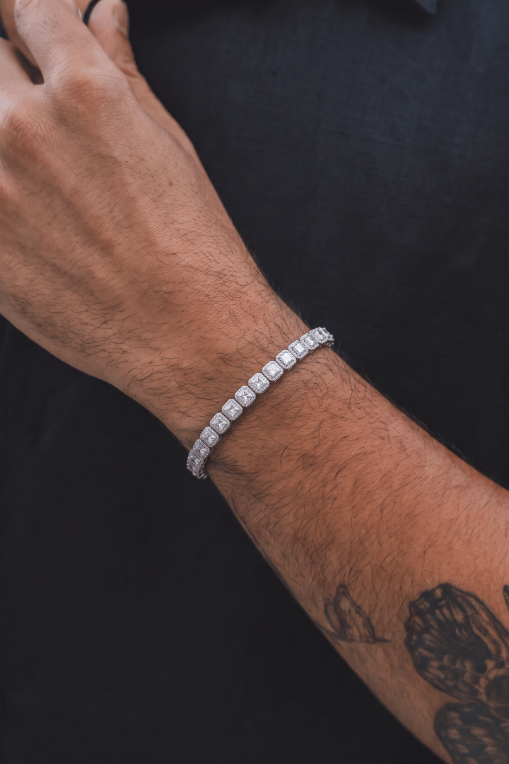 Pulsera Square Tennis 5mm