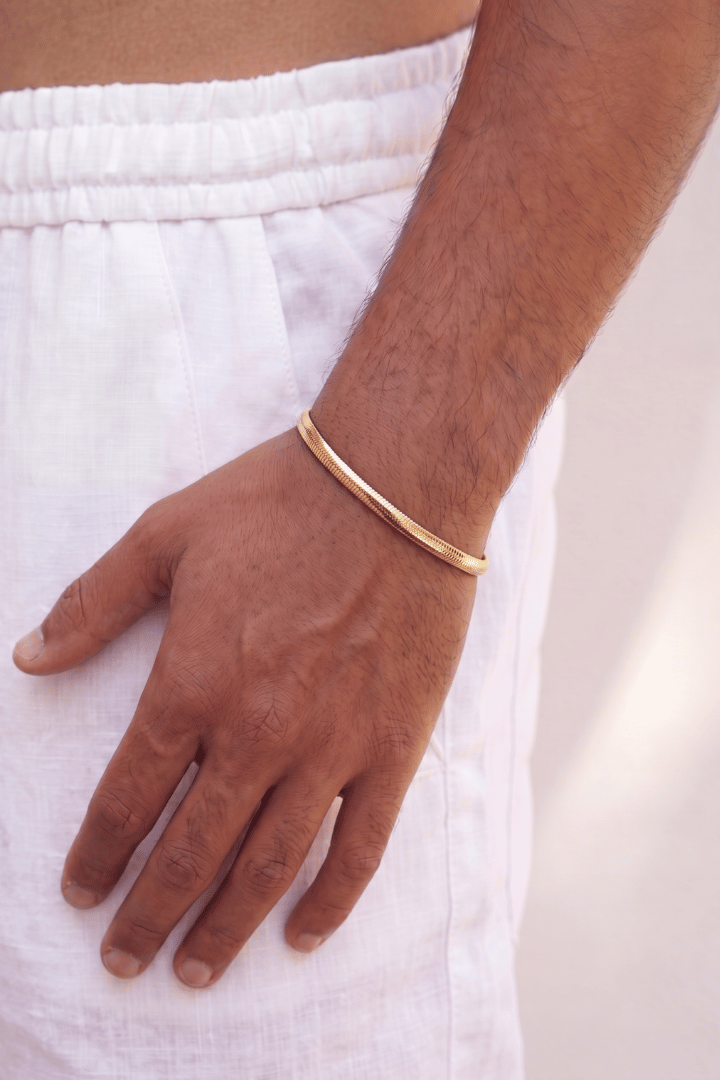 Pulsera Viper 4mm Oro