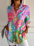 Sophie | Blouse with Colorful Print