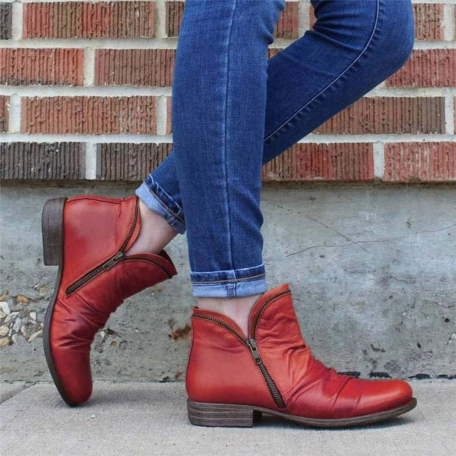 Madeline | Ankle Boots With Zipper