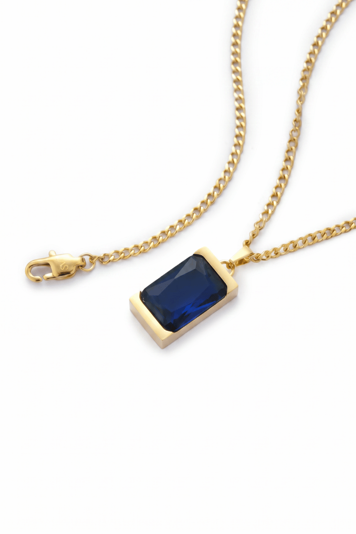Vault Blue Pendant Oro