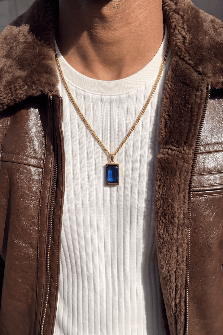 Vault Blue Pendant Oro