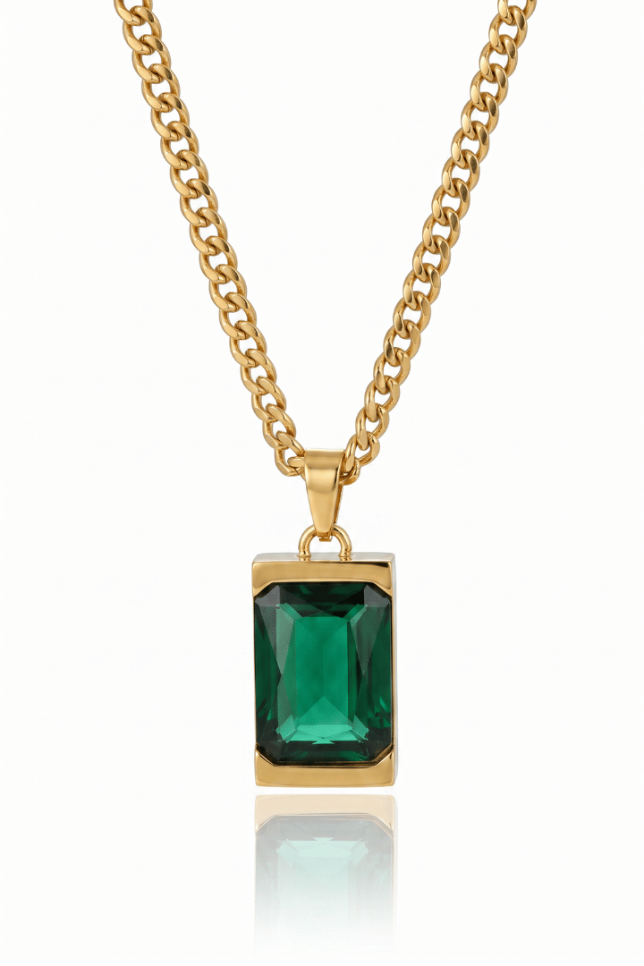 Vault Green Pendant Oro