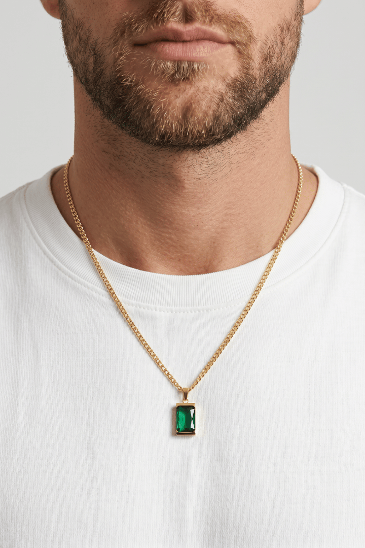 Vault Green Pendant Oro