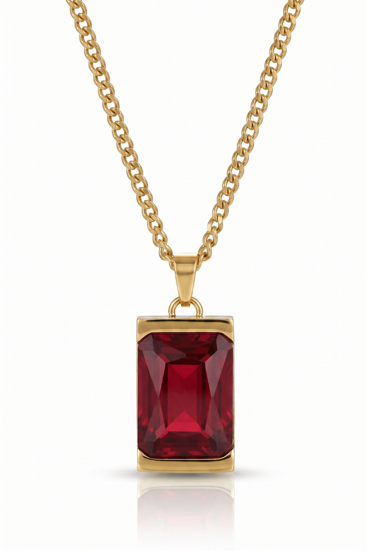 Vault Red Pendant Oro