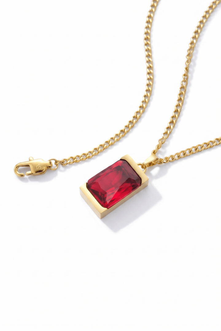 Vault Red Pendant Oro