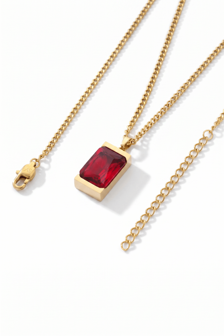 Vault Red Pendant Oro