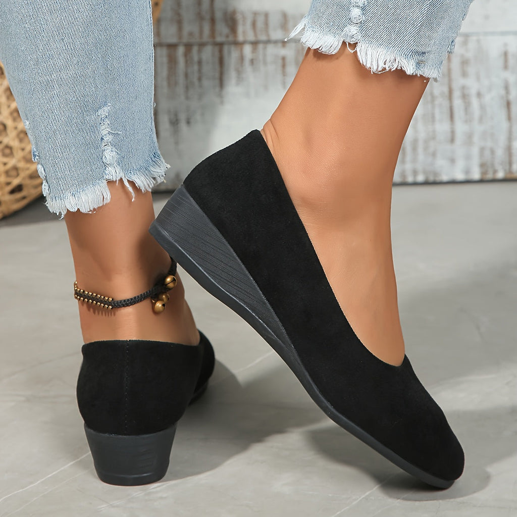 Charlotte | Wedge Ballerina Flats