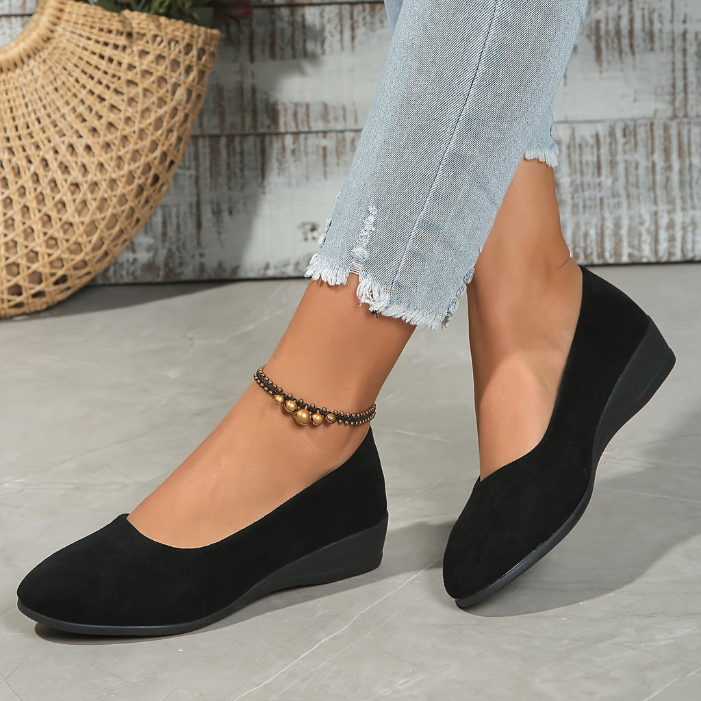 Charlotte | Wedge Ballerina Flats