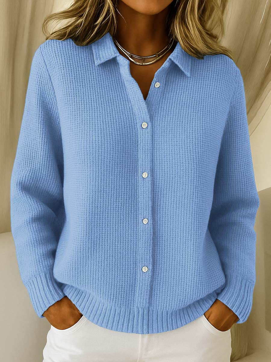Avery | Classic Knitted Button Cardigan