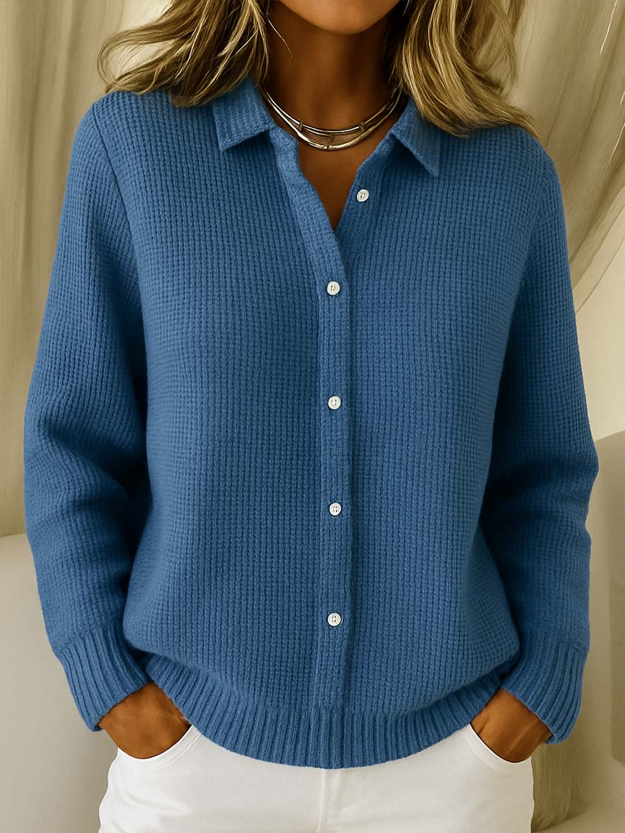 Avery | Classic Knitted Button Cardigan