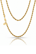 Cadena Rope Oro 3mm