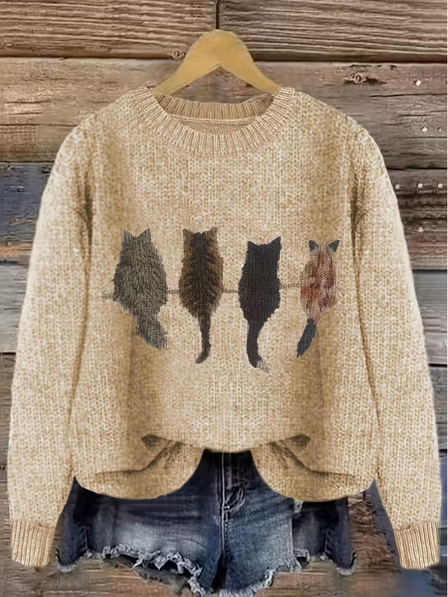 Madison | Artistic Knitted Sweater
